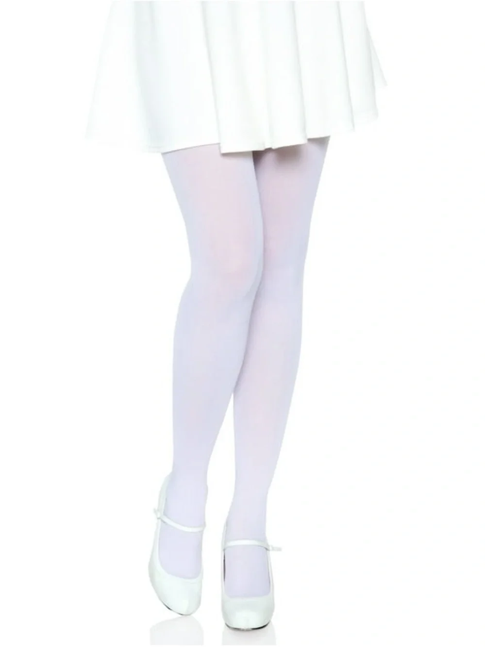 Brand New-Leg Avenue White Opaque Tights